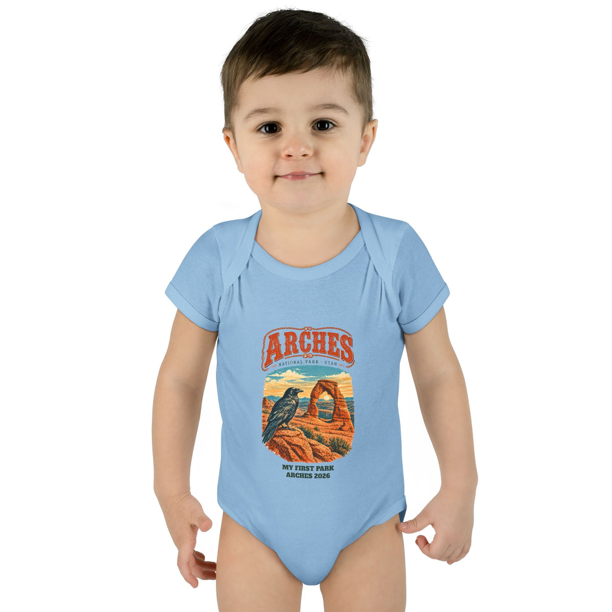 Custom Baby Arches National Park Delicate Arch Onesie