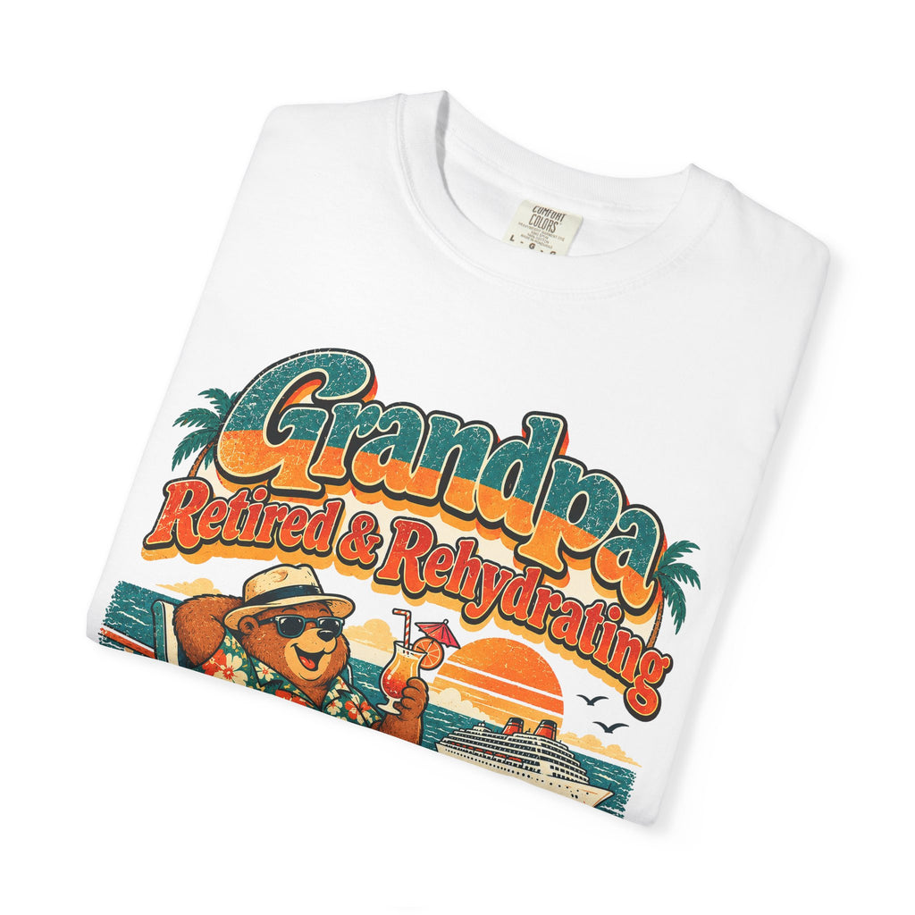 Custom Grandpa Retired & Rehydrating Cruise Shirt