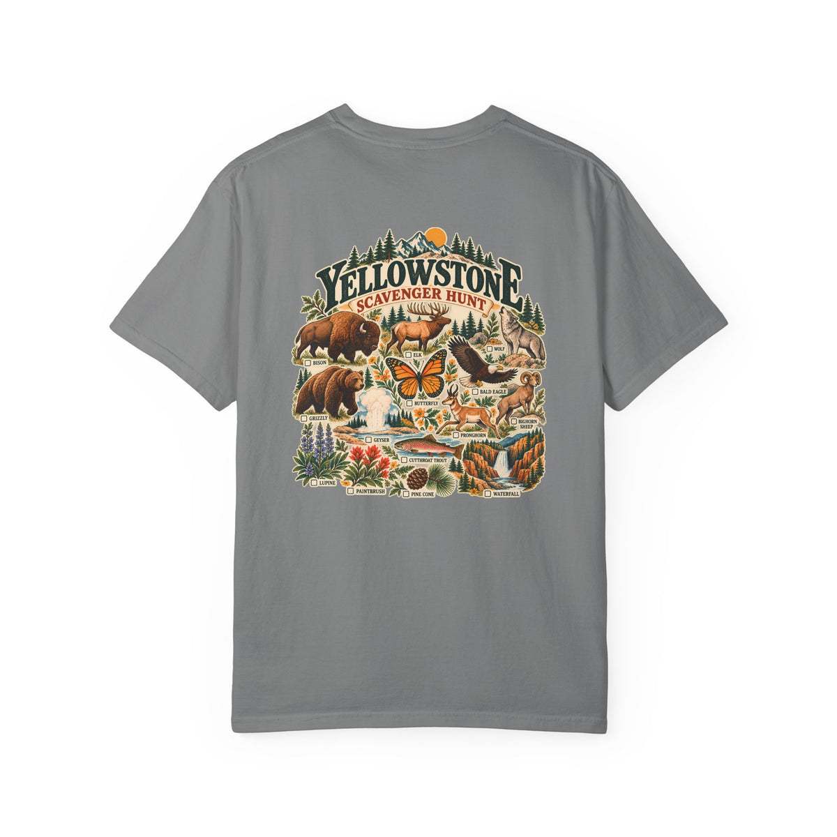 Custom Yellowstone Scavenger Hunt Tee