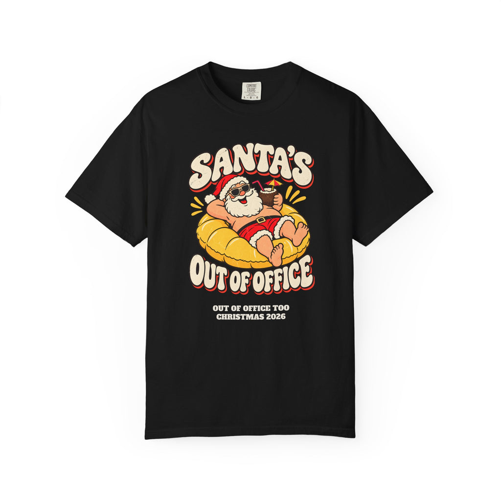 Custom Santa's Out Of Office Christmas Shirt