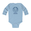Custom Baby Sail Away Cruise Badge Long Sleeve Onesie