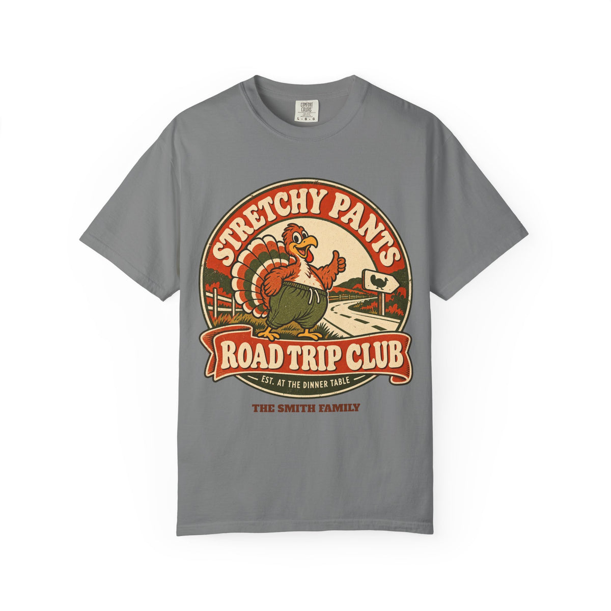 Custom Stretchy Pants Family Thanksgiving Shirt