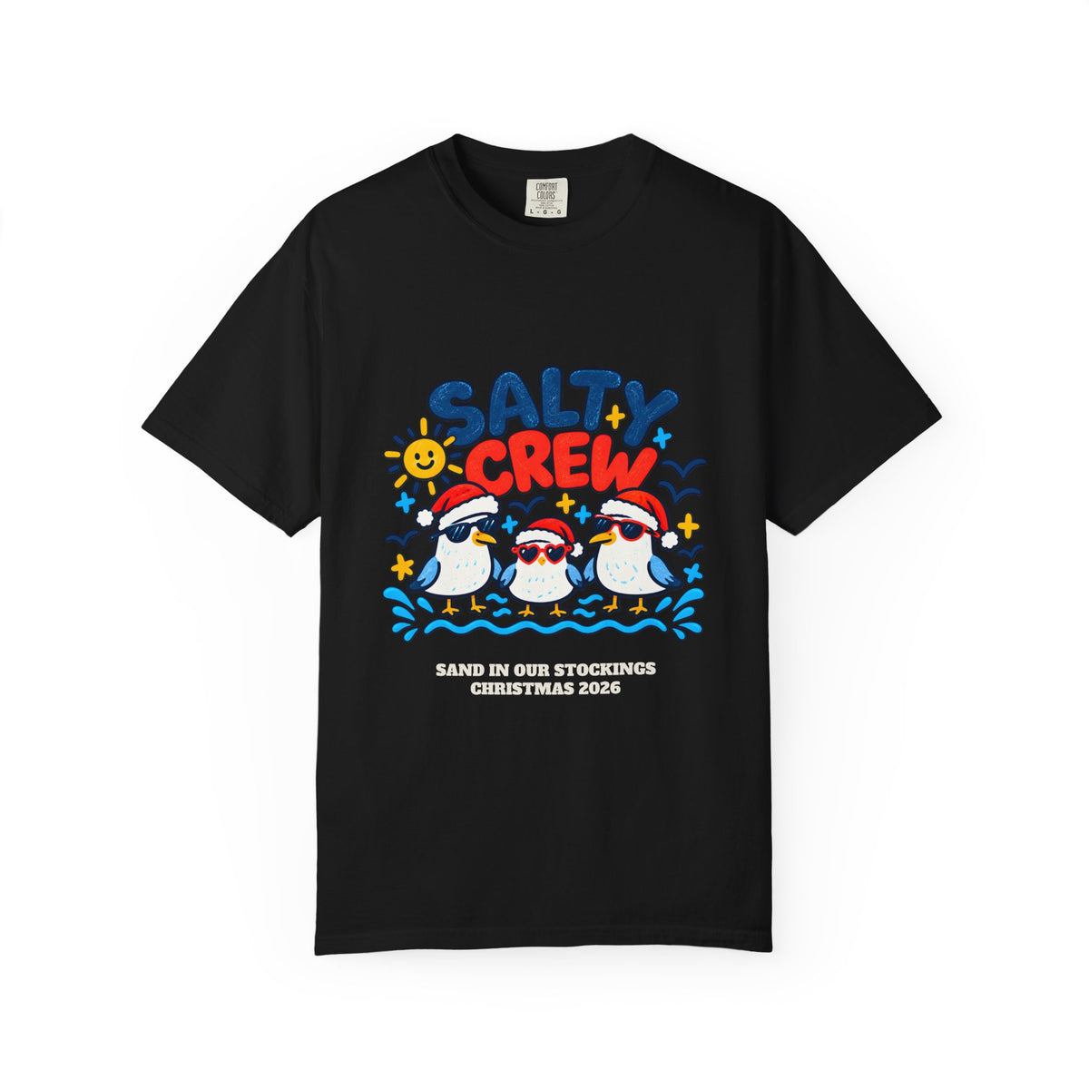Custom Salty Crew Beach Christmas Shirt