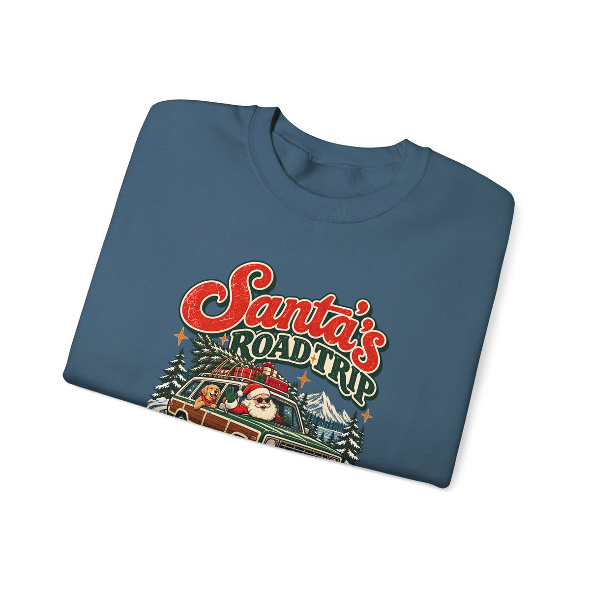 Custom Santa's Road Trip Christmas Sweatshirt