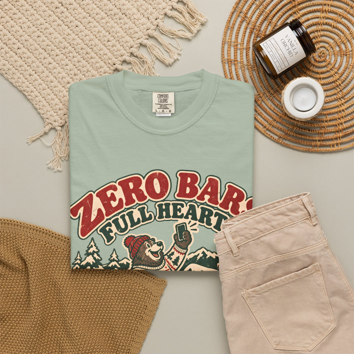 Custom Zero Bars Full Hearts Family Cabin Christmas Shirt
