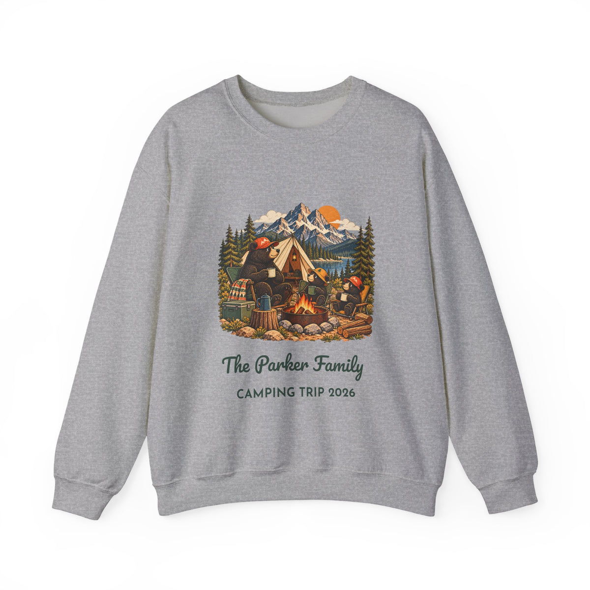 Custom Bear Campfire Sweatshirt