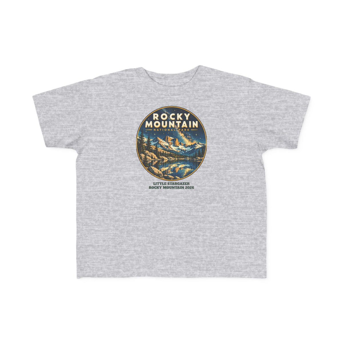 Custom Toddler Rocky Mountain National Park Night Sky Shirt