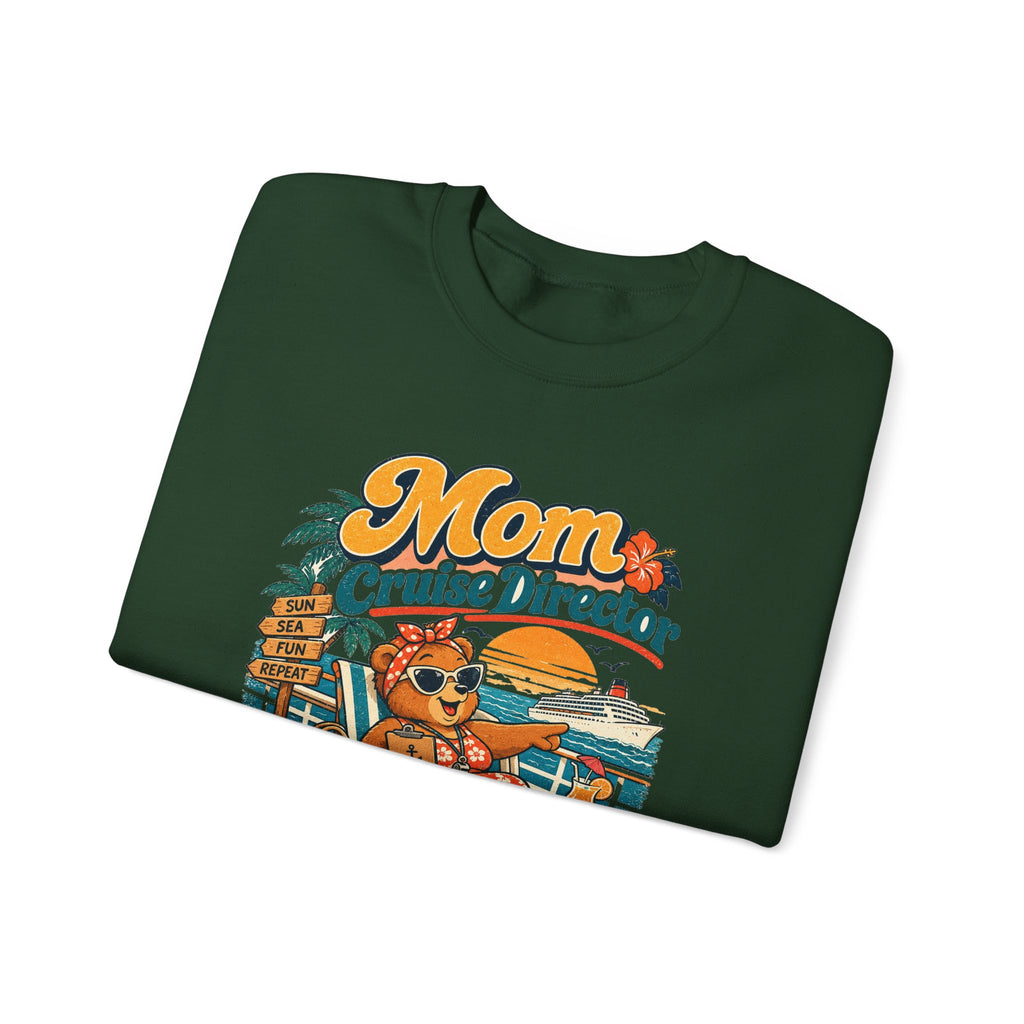 Custom Mom Cruise Director Family Cruise Sweatshirt