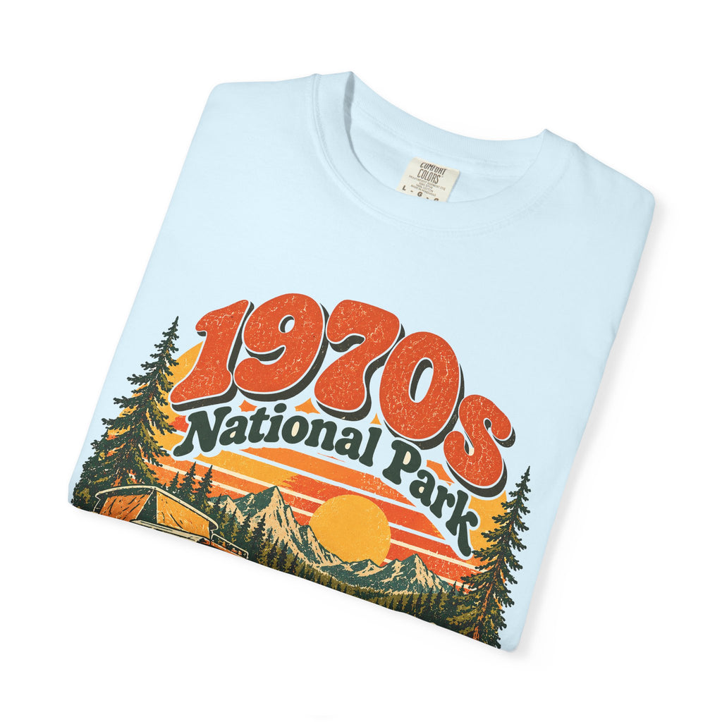 Custom 1970s National Park Family Camping Shirt