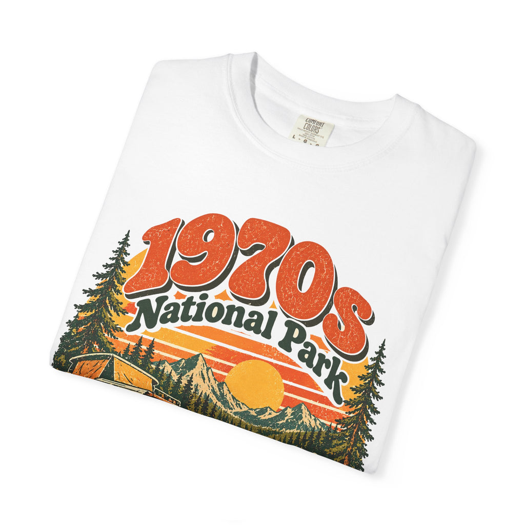 Custom 1970s National Park Family Camping Shirt
