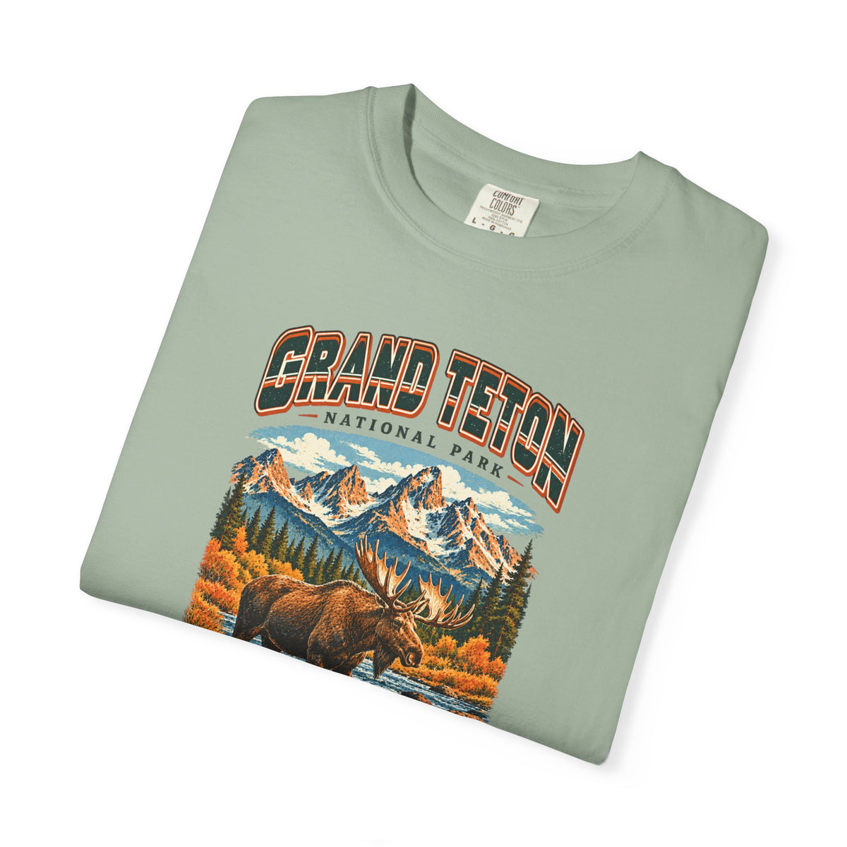 Custom Grand Teton National Park Vintage Moose Shirt