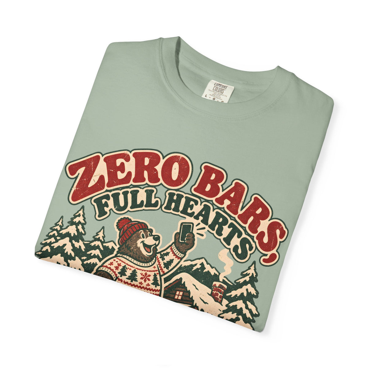 Custom Zero Bars Full Hearts Family Cabin Christmas Shirt