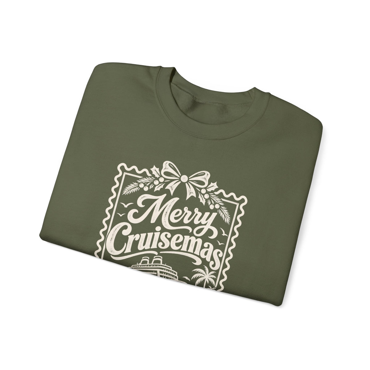 Custom Merry Cruisemas Stamp Christmas Cruise Sweatshirt