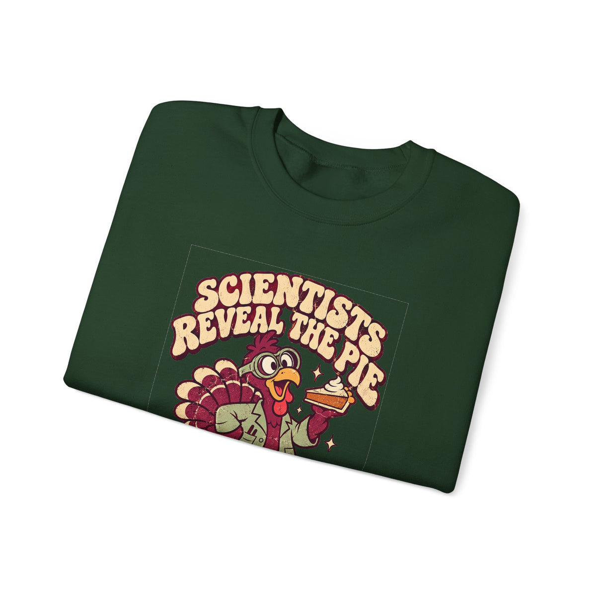 Custom Thanksgiving Pie Research Team Sweatshirt