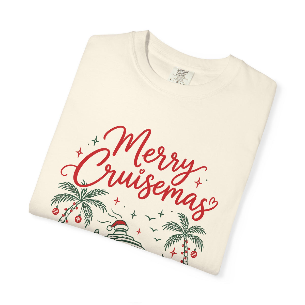 Custom Merry Cruisemas Palm Tree Christmas Cruise Shirt