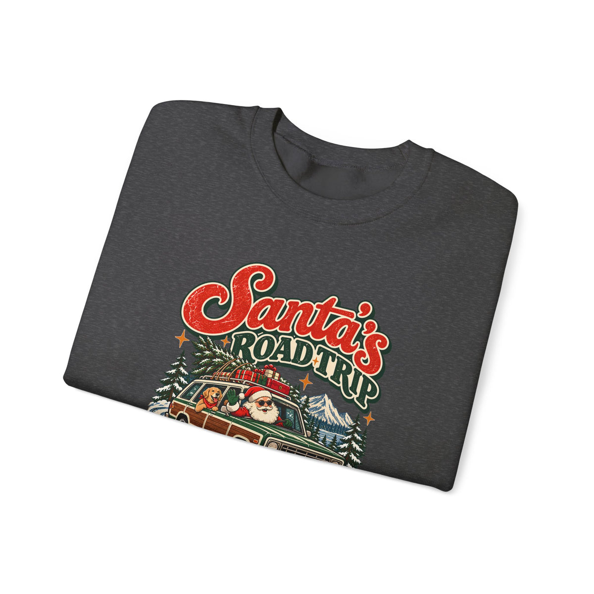 Custom Santa's Road Trip Christmas Sweatshirt