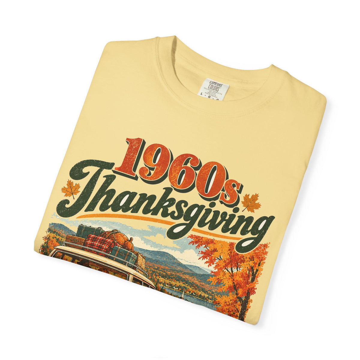 Custom 1960s Thanksgiving Family Road Trip Shirt