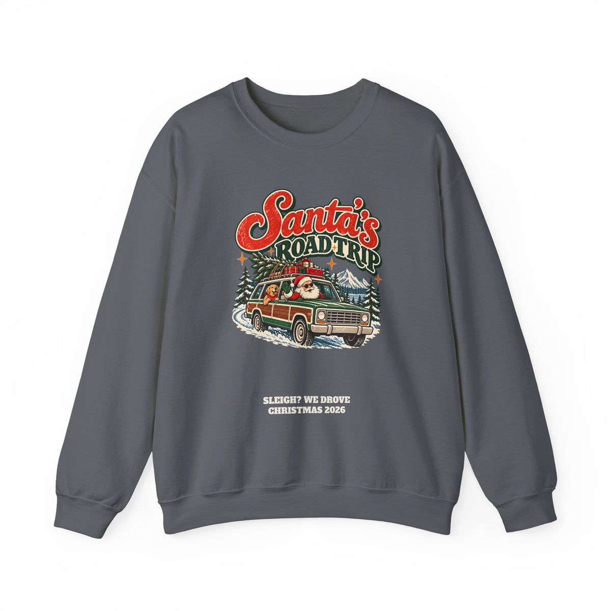 Custom Santa's Road Trip Christmas Sweatshirt