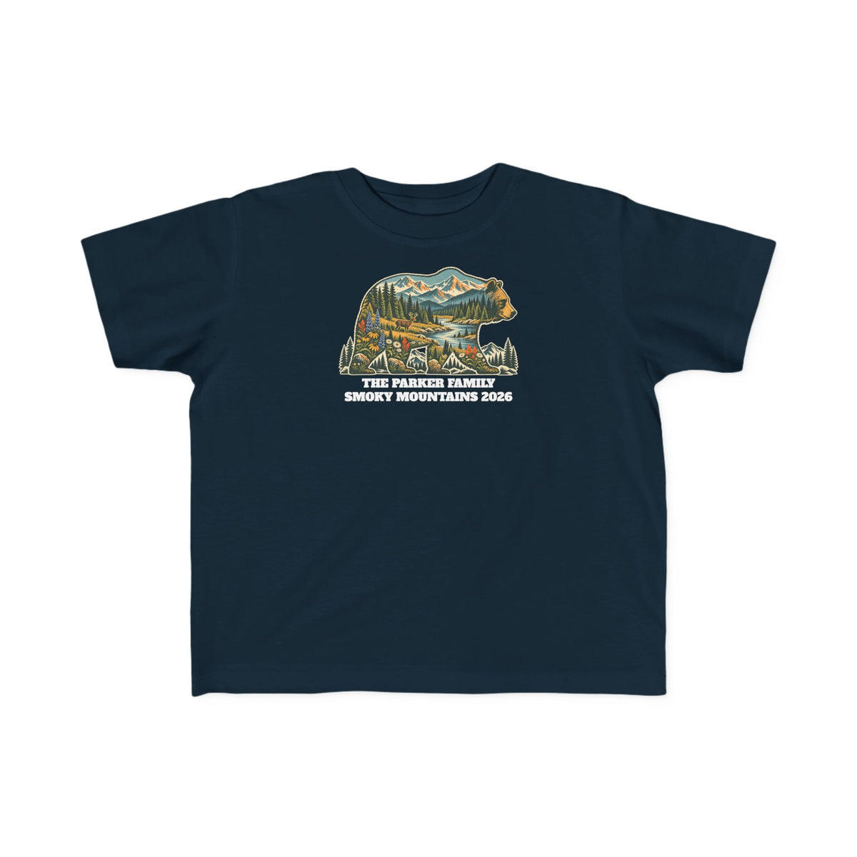 Custom Toddler National Park Bear Tee