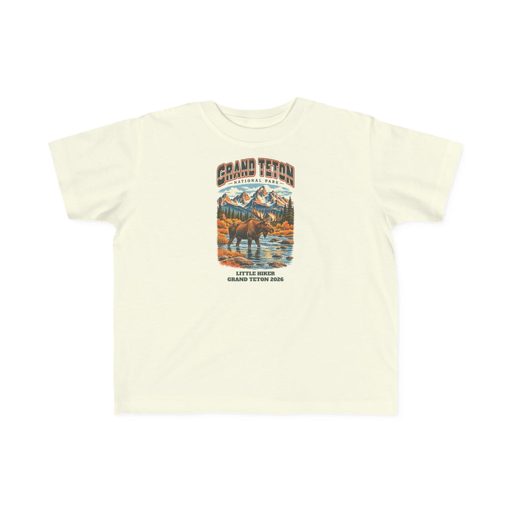 Custom Toddler Grand Teton National Park Vintage Moose Shirt