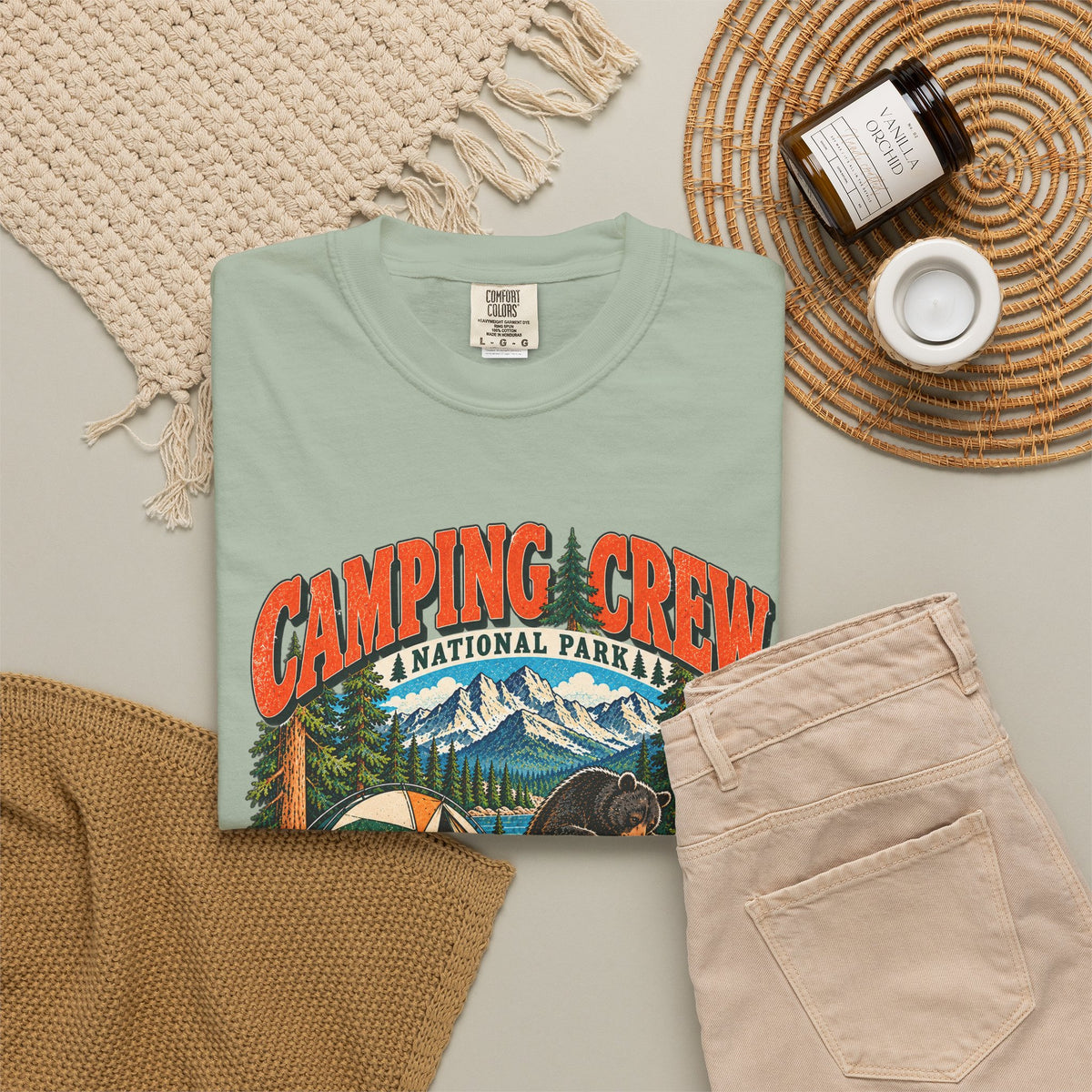 Custom Camping Crew Family Camping Shirt