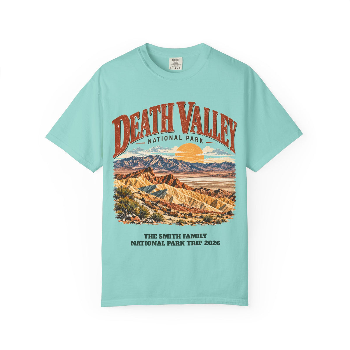 Custom Death Valley National Park Family Trip Shirt