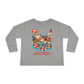 Custom Toddler Santa Pool Day Christmas Cruise Long Sleeve Shirt