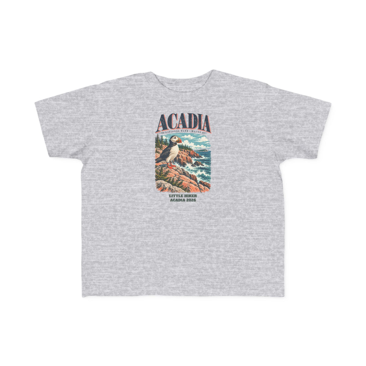Custom Toddler Acadia National Park Puffin Shirt