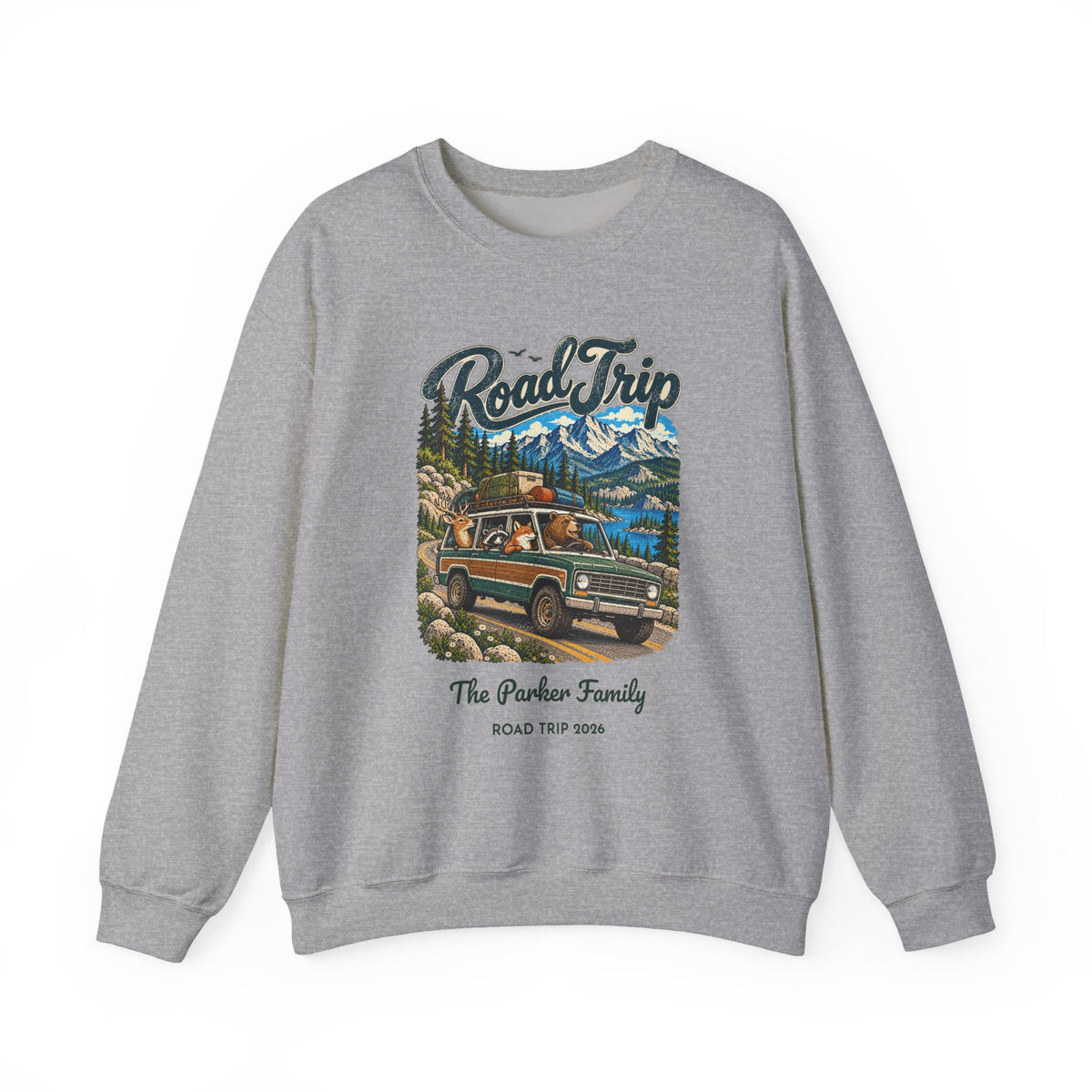 Custom Family Road Trip Sweatshirt