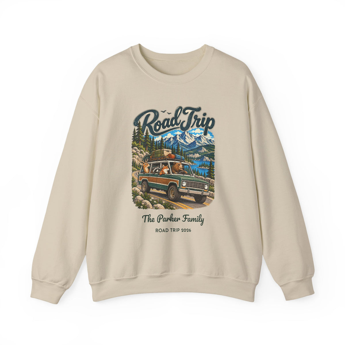 Custom Family Road Trip Sweatshirt