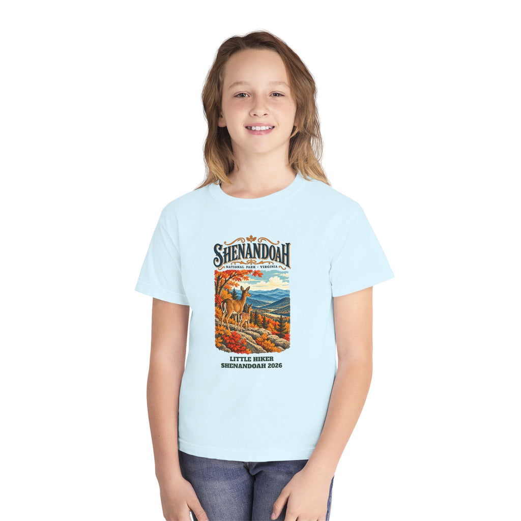 Custom Kids Shenandoah National Park Vintage Deer Shirt