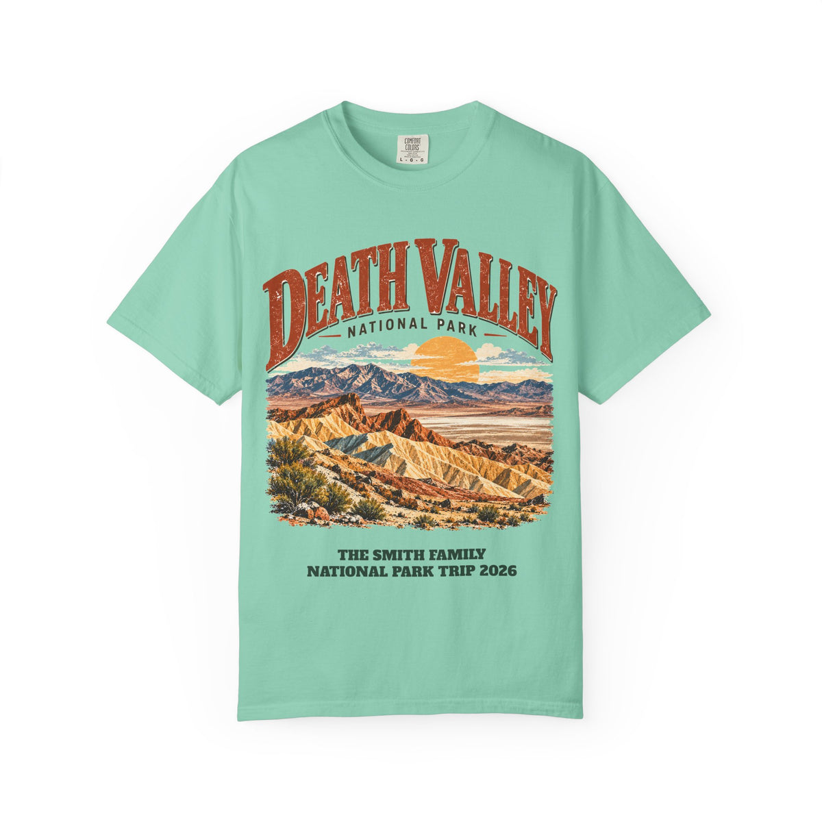 Custom Death Valley National Park Family Trip Shirt