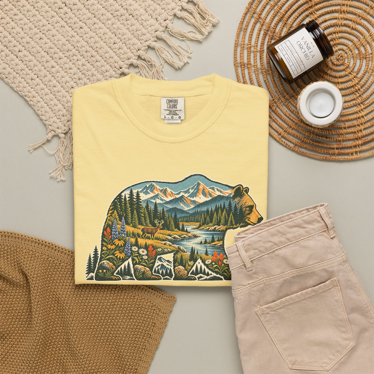 Custom National Park Bear Tee