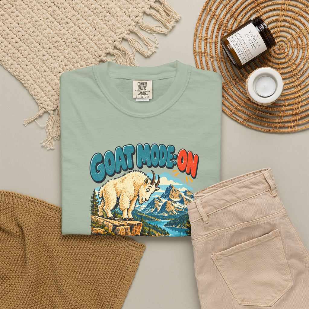 Custom Glacier National Park Funny Goat Mode Shirt
