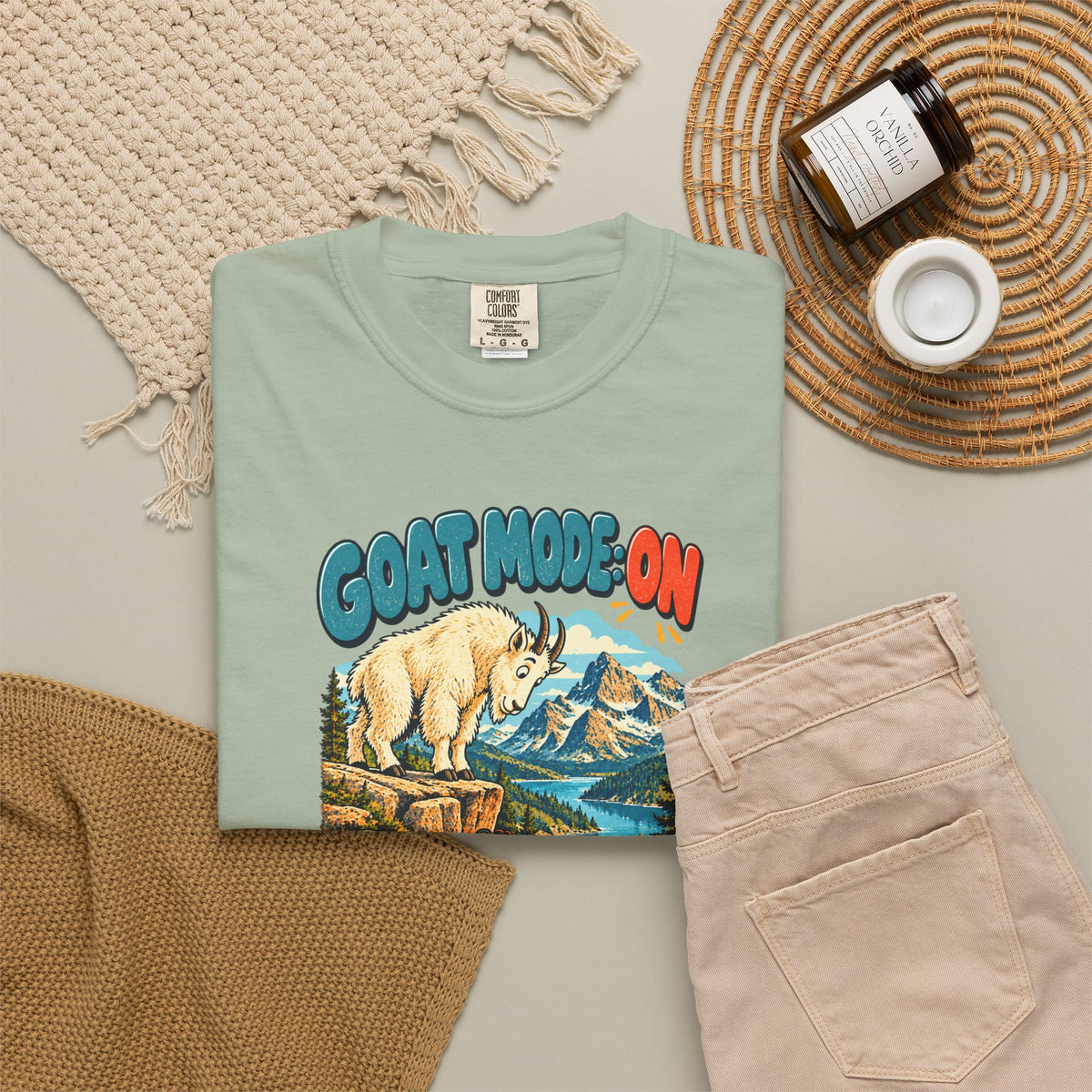 Custom Glacier National Park Funny Goat Mode Shirt