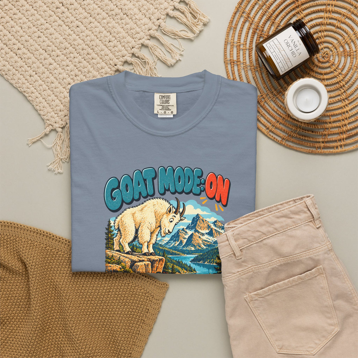 Custom Glacier National Park Funny Goat Mode Shirt