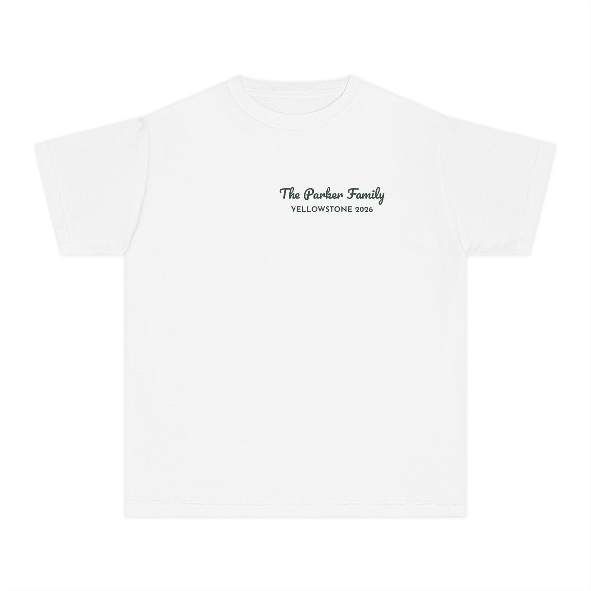 Custom Kids Yellowstone Scavenger Hunt Tee