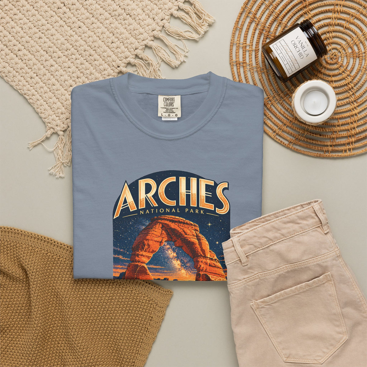 Custom Arches National Park Night Sky Shirt