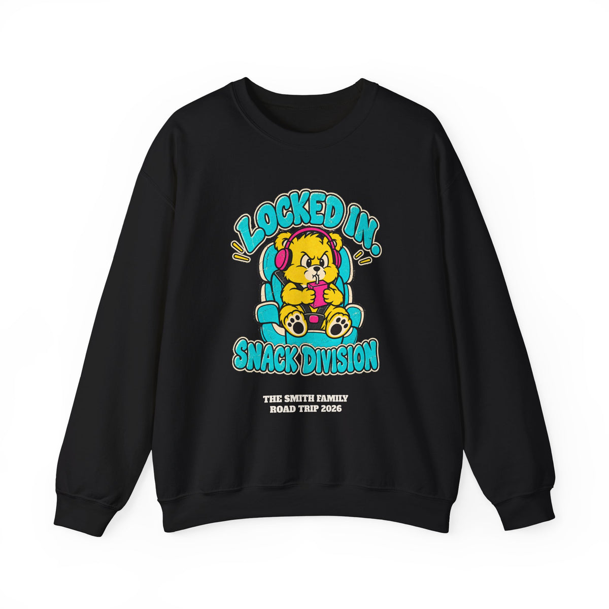 Custom Snack Division Road Trip Sweatshirt