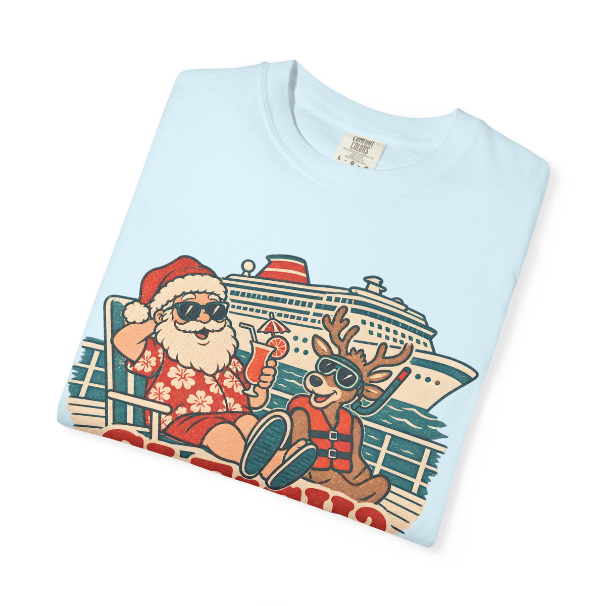 Custom Sleigh We Took a Ship Family Christmas Cruise Shirt