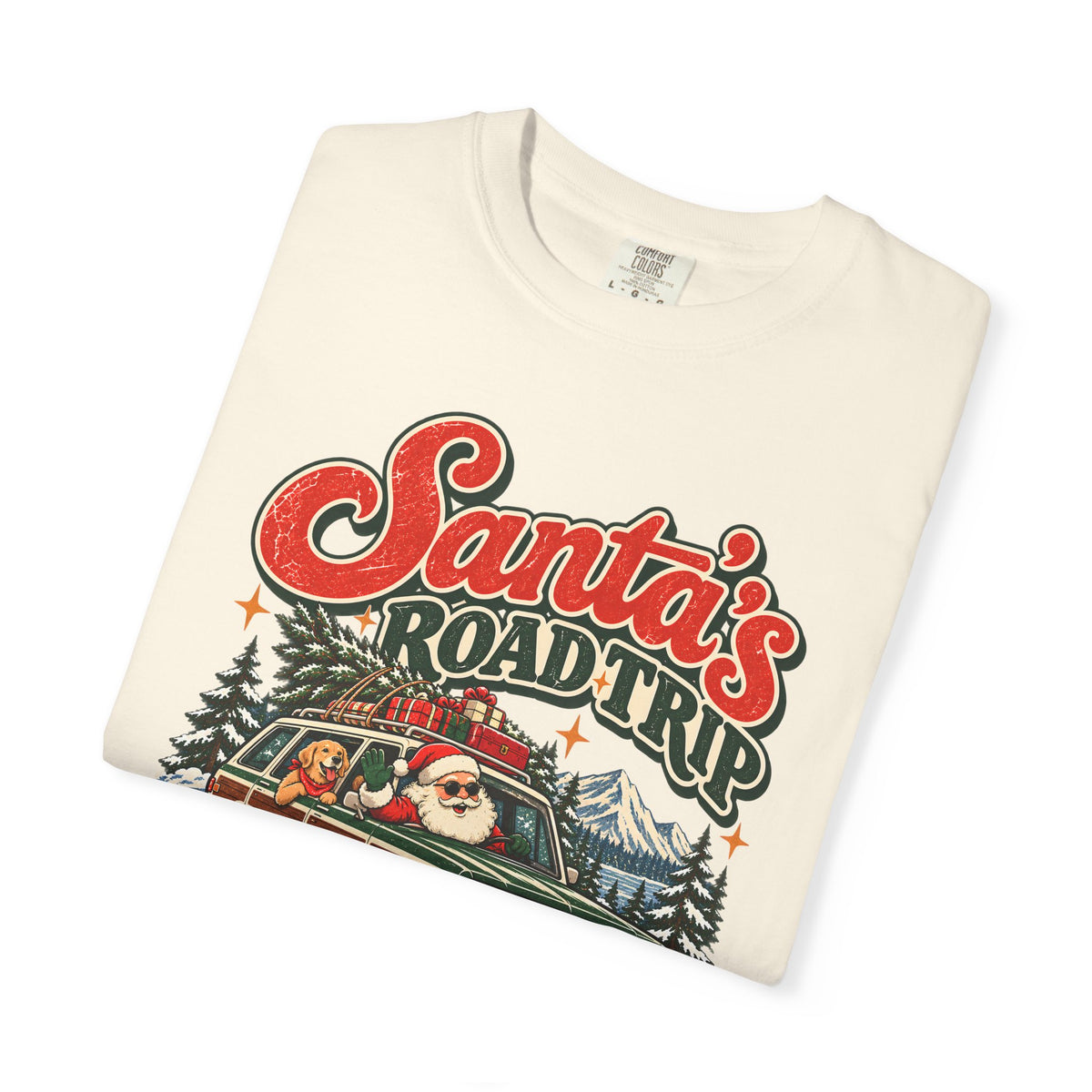 Custom Santa's Road Trip Christmas Shirt