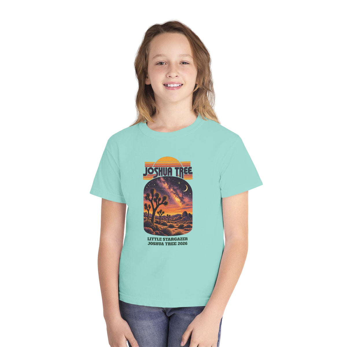 Custom Kids Joshua Tree National Park Night Sky Shirt
