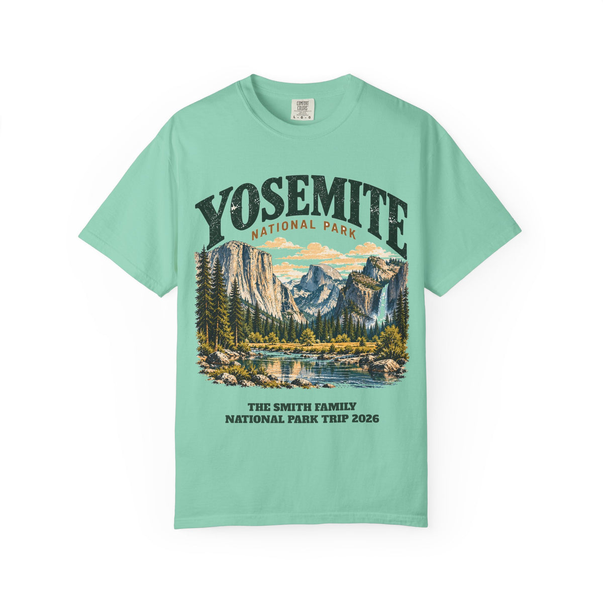 Custom Yosemite National Park Family Trip Shirt