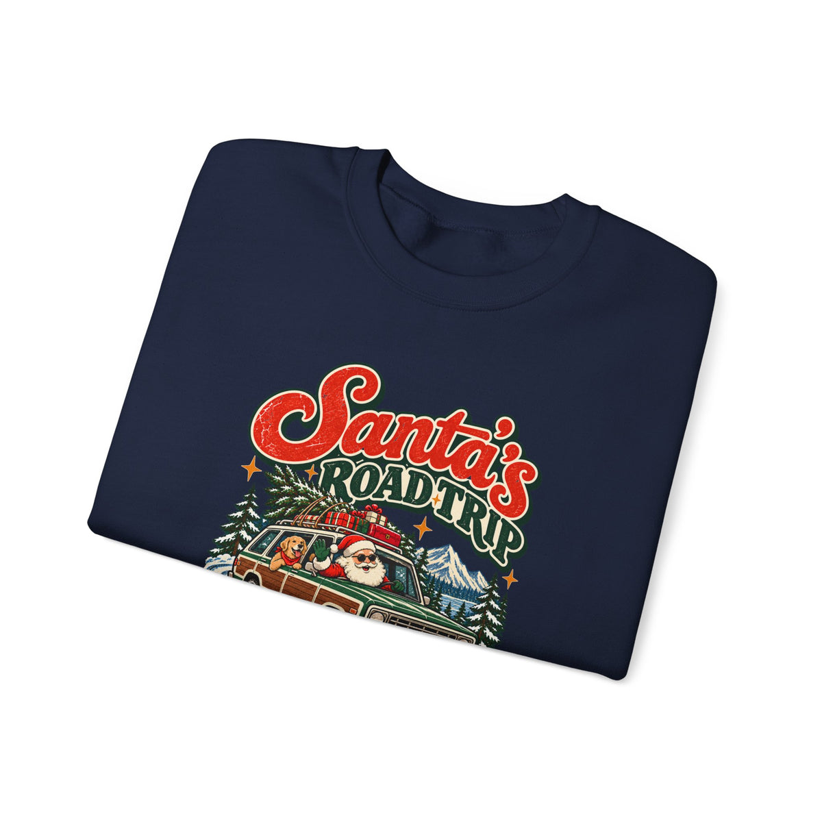 Custom Santa's Road Trip Christmas Sweatshirt