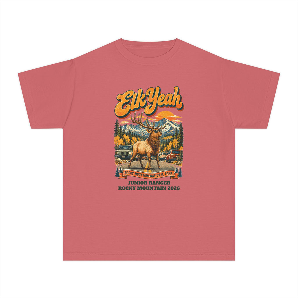 Custom Kids Rocky Mountain National Park Elk Yeah Shirt