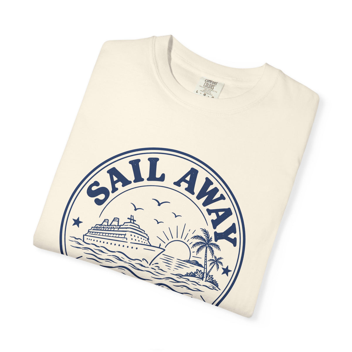 Custom Sail Away Cruise Badge Shirt