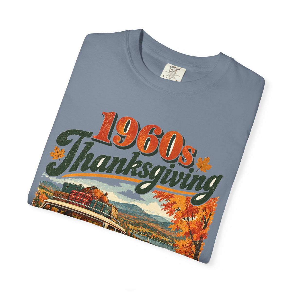 Custom 1960s Thanksgiving Family Road Trip Shirt