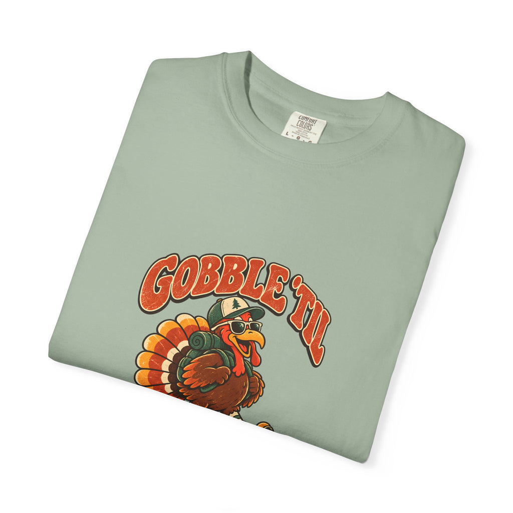 Custom Gobble 'Til You Wobble Thanksgiving Shirt