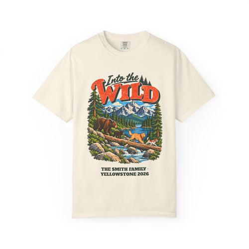 Custom Into the Wild Family Hiking Shirt