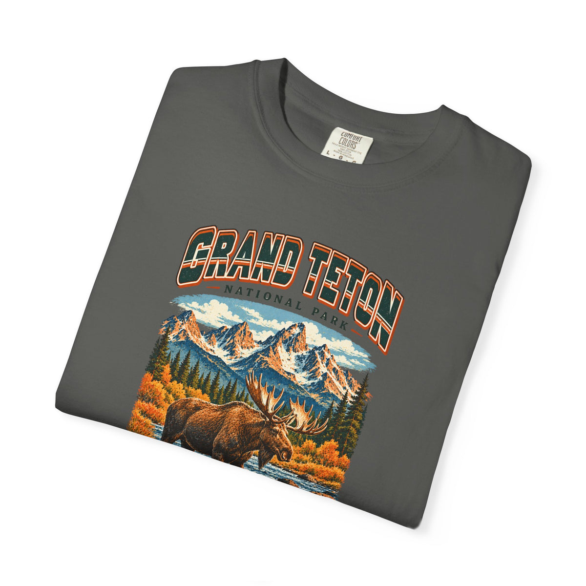 Custom Grand Teton National Park Vintage Moose Shirt